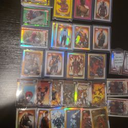 Topps Chrome Deadpool Card Lot