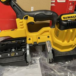 DEWALT 20V HEAVY DUTY CORDLESS  BAND SAW#DCS371  New out the box  never used  ((( tool only )))