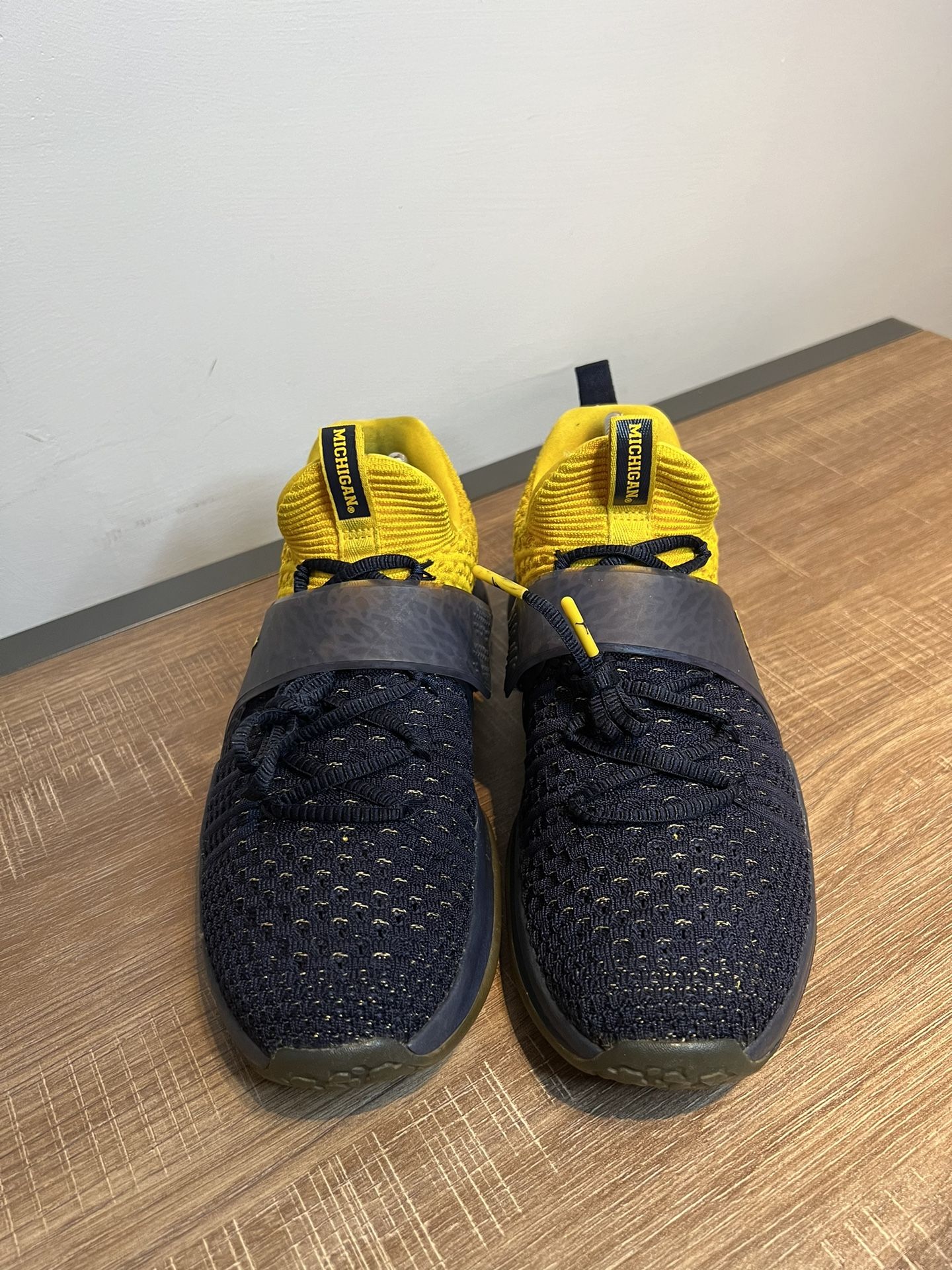 Nike Air Jordan Michigan Trainer 2 Mens 8.5 Flyknit Blue 