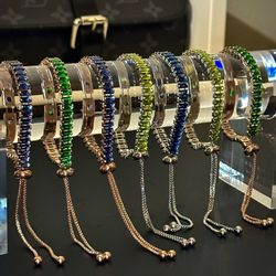 Zirconia Chrystals Bracelet Multicolor Women 