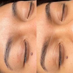 Brow Shaping With Henna