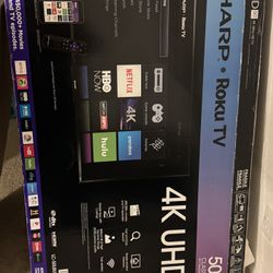 50” Sharp Roku TV