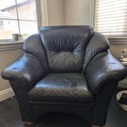 Real Leather Armchair