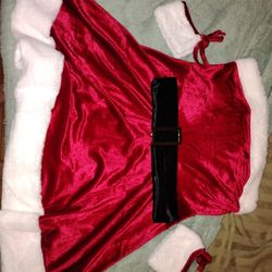 Sexy Mrs Claus Lingerie Costume 