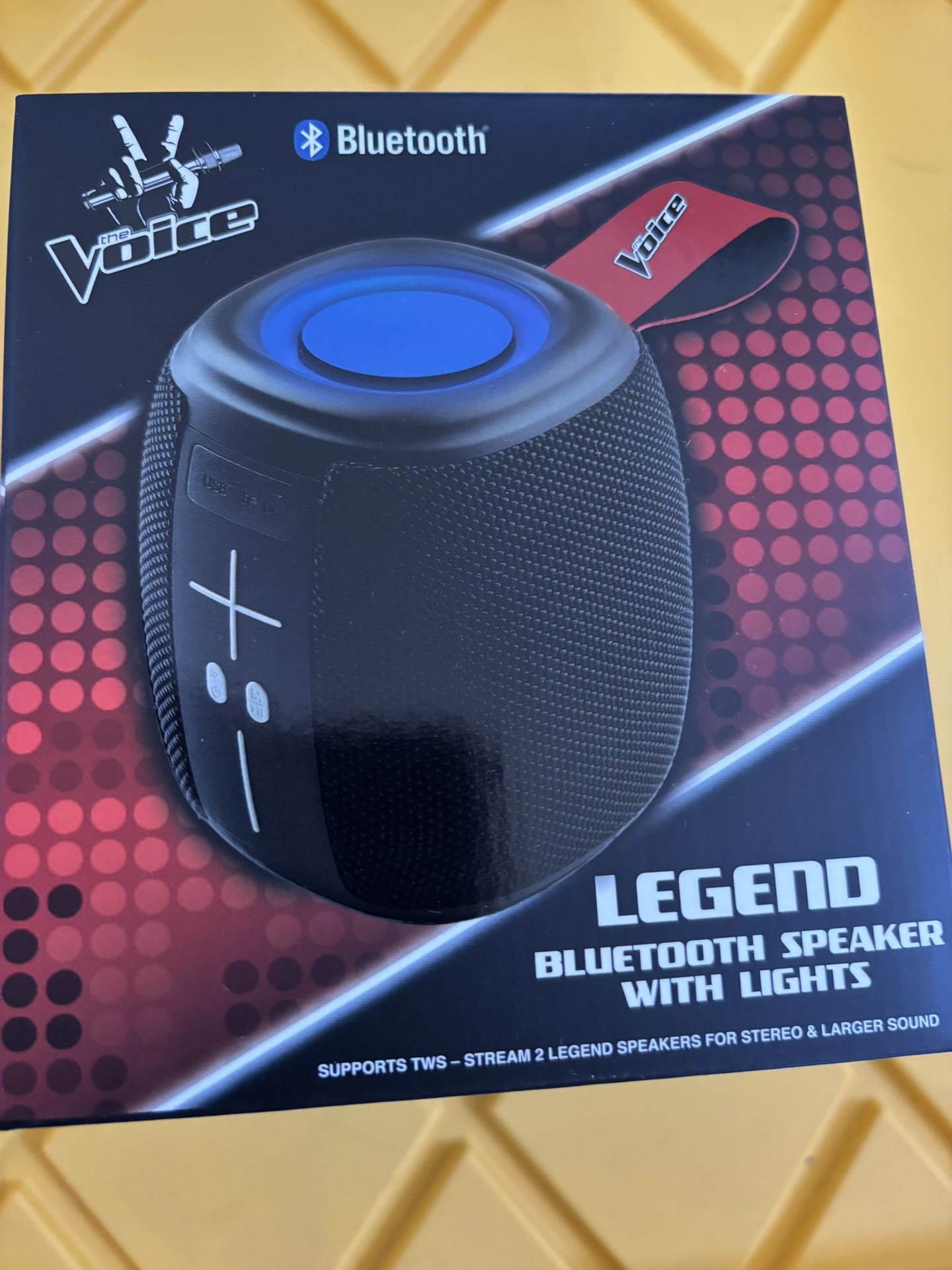 The Voice Legend Bluetooth Speaker with Lights
