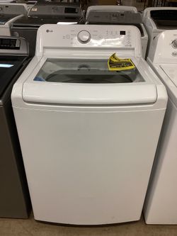 LG 4.5 cu.ft. Ultra Large Capacity Top Load Washer with Impeller and TurboDrum Technology New Scratch and Dent