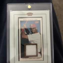 Topps 206 Albert Pujols Authentic Game-Worn Jersey Memorabilia Card MLB