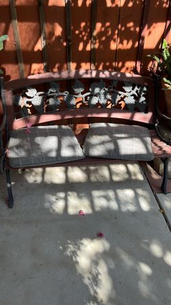Metal bench