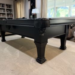 8FT Pool Table – Black Stain – 3PC Slate – $1,595 🎱🔥