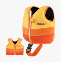 OSHYLE •Premium Neoprene Swim Vest for Kids - with Adjustable Safety Straps Age 1-9, Ideal Buoyancy Swim Aid for Boys, Girls, and Todd NW Retails $39.