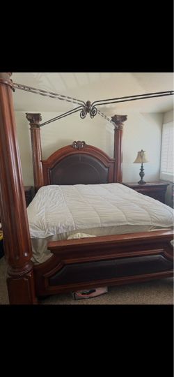 Cal king frame bed