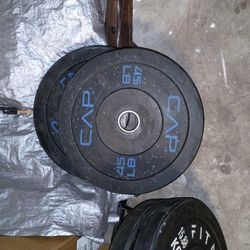 Barbell Weightlifting Set