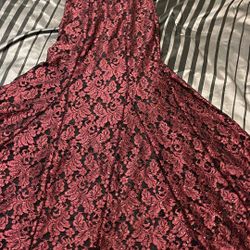 Vestido Guindo Night Way Talla 6 