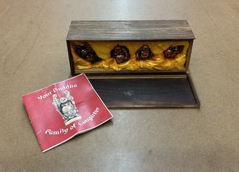 Your Buddah Family of Laughter RESIN Figurines SET Of 4 👀 (please read description)