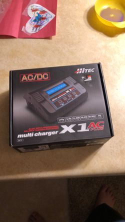 Rc car/truck/plane/boat charger. Its. A X1 multi charger by hi-tec