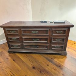 Brown wood real dresser pickup only