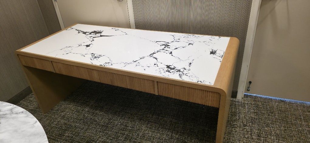 MARBLE TOP DESK