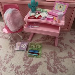 OUR GENERATION SCHOOL DREAMS MODERN DESK ACCESSORY SET FOR 18” DOLL 