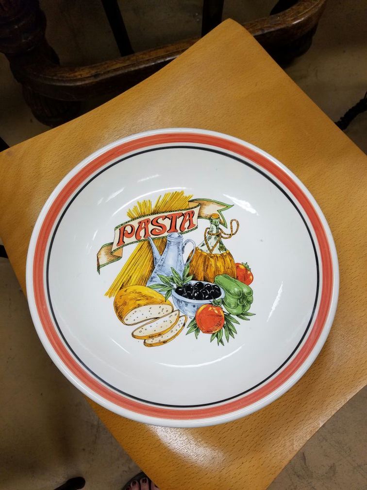 Tre Ci large Pasta Bowl made in Italy
