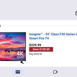 Insignia 55" Smart Fire Tv