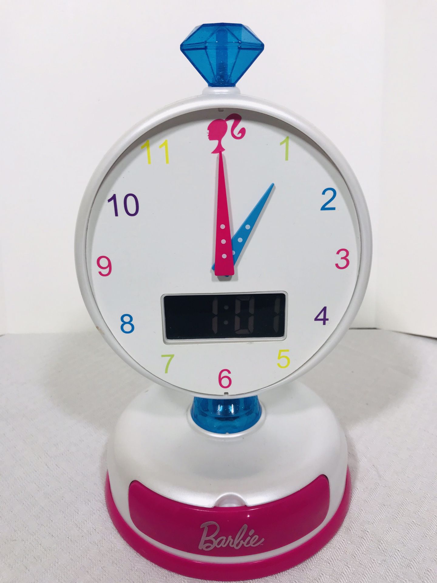2015 Barbie Geo Pop Alarm Clock