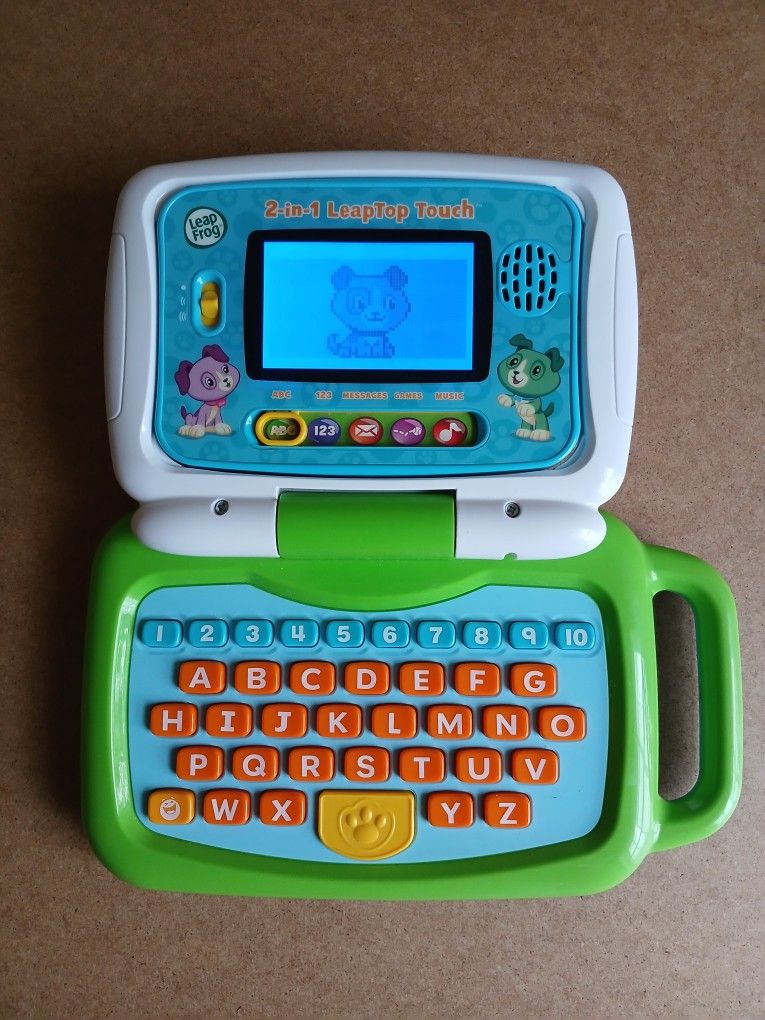 LeapFrog LeapTop Touch 2-in-1 Kids Learning And Play Laptop and Tablet Toy 