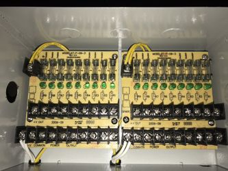 18 Channel. 12v CCTV. 10 amps