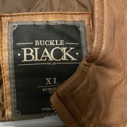 buckel leather jacket xl