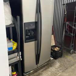 Stainless Steel Whirlpool Refrigerator 