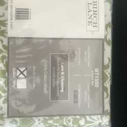 Birch lane- Queen Duvet & Shams