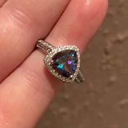 Neptune Garden Mystic Topaz Ring 925