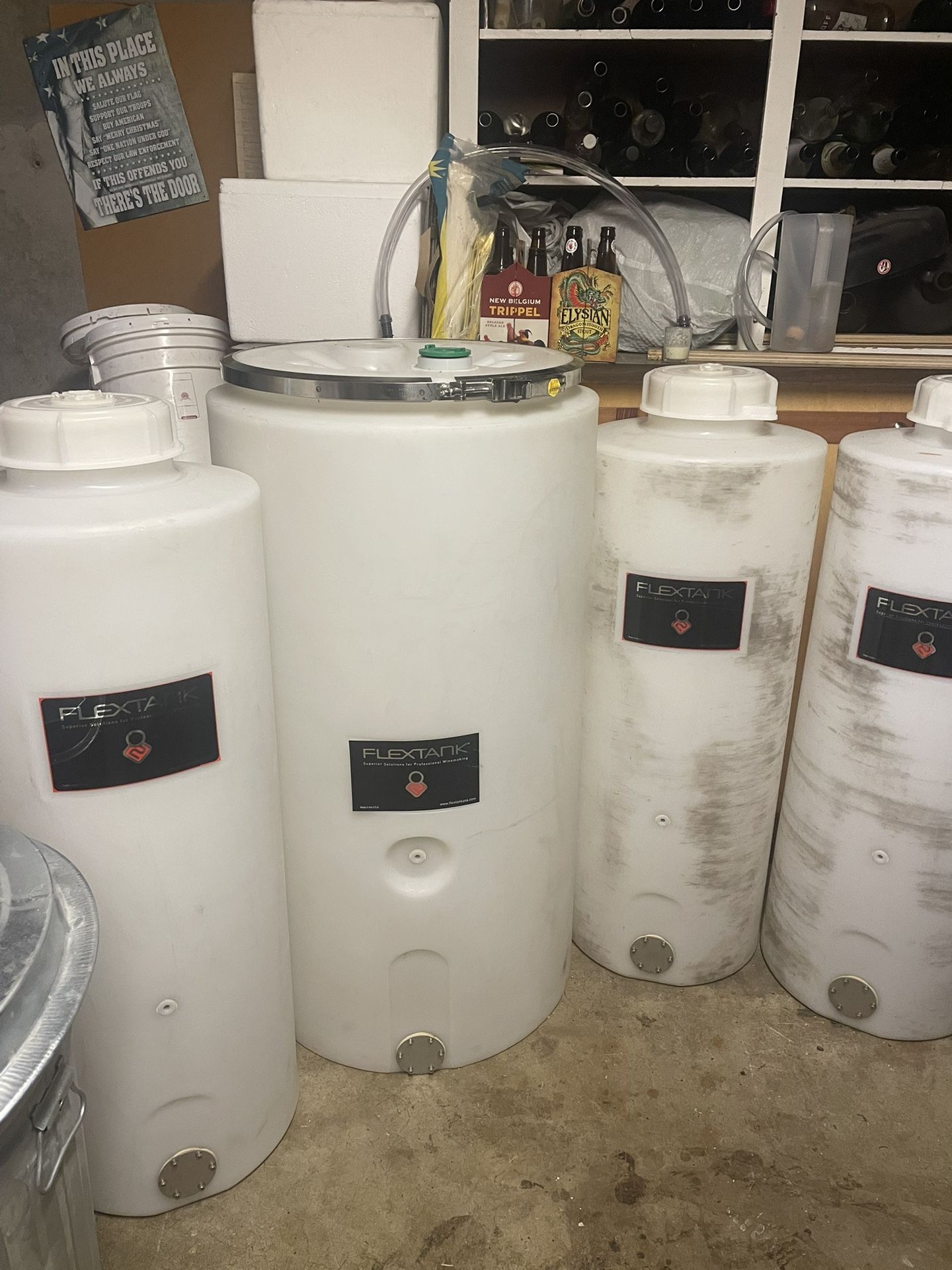 15 And 30 Gallon Wine Making vats