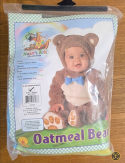 Oatmeal Bear Costume Size 18-24 Months
