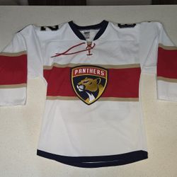 Athletic knick Panthers White Jersey Men's S Used, Sliazas 62