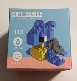 Pokemon Lapras 129 pcs Nano Block Set LNO