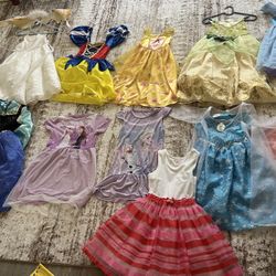 4-8T Girls Princess Dresses/costume
