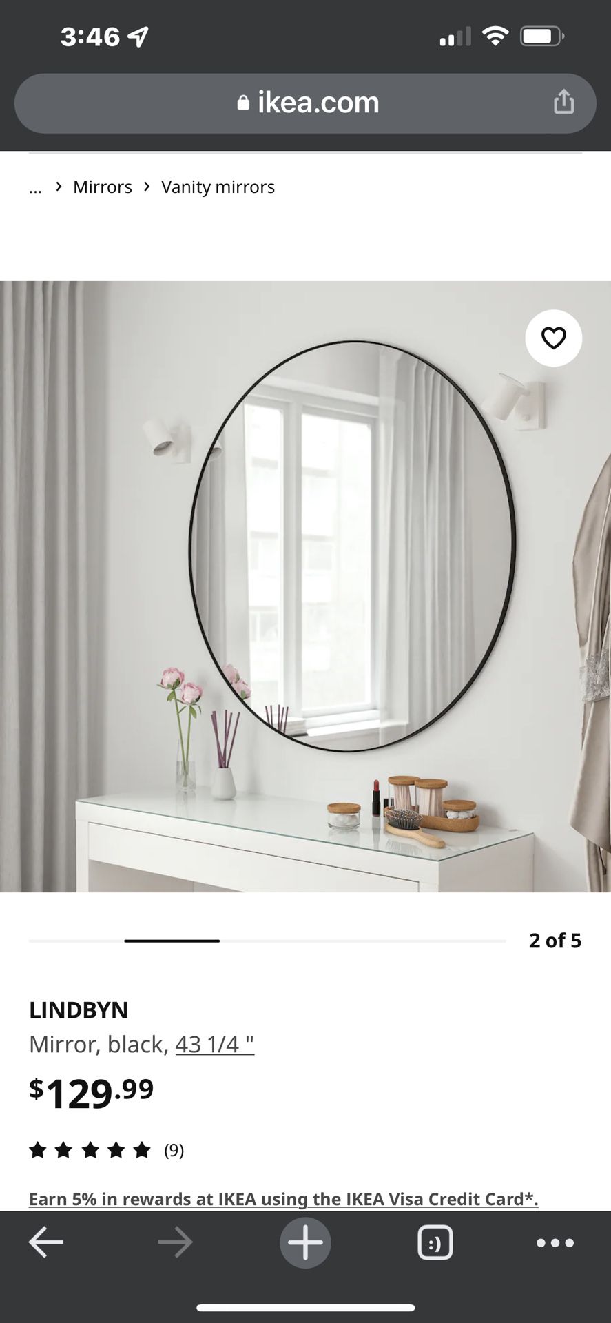 IKEA lindbyn Mirror