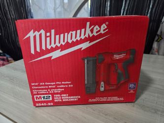 milwaukee m12 23 gauge pin nailer