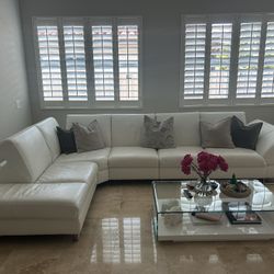 Modern Italian Leather Sectional Sofa – Giuseppe & Giuseppe RETAIL: $6,000.00