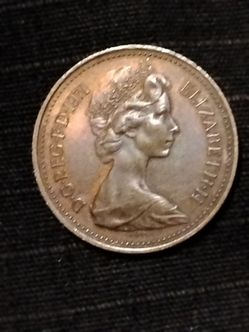 1971 D.G.REG.F.D.Elizabeth ll New Penny 1