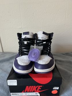 Jordan 1 Court Purple