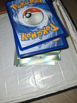 Stack of pokemon cards