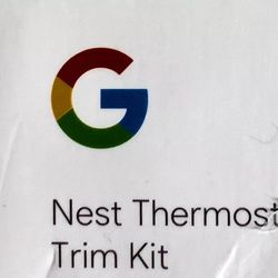 Google Nest Thermostat Trim Kit - Snow - GA01837- NEW
