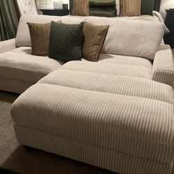 Sectional Sofa With Extra Wide Chaise $499