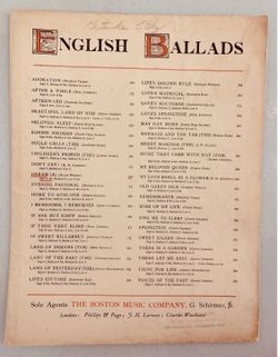 CR 1894 Large Format Antique Sheet Music “Dream” #8087