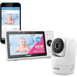 VTech Upgraded Smart WiFi Baby Monitor VM901, 5-inch