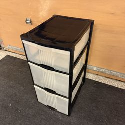 Con-Tico 3 Drawer Plastic Storage Cart – 30x15x19