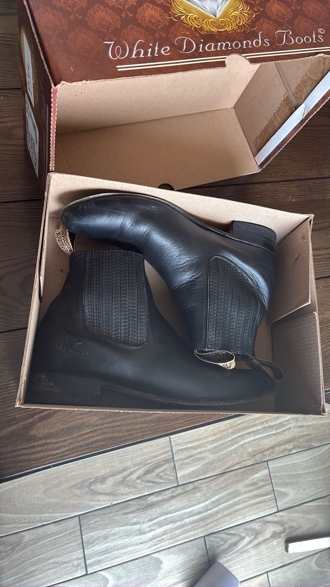 Black Charo Boots Size 9.5