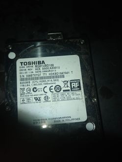 1 external 1TB hard drive