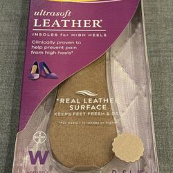 Dr Scholl’s Ultra Soft leather insoles for high heels women’s size 6-10 - NEW!!